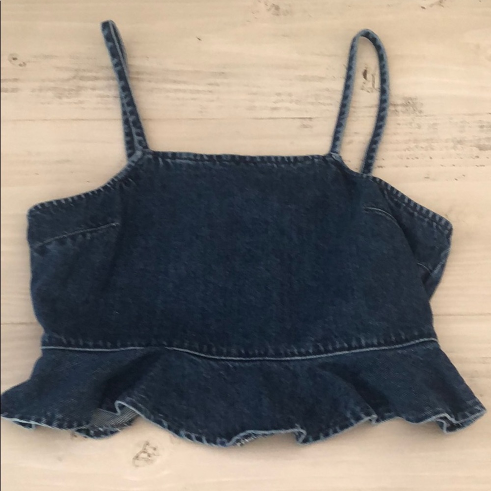Urban Outfitters Denim Crop Top